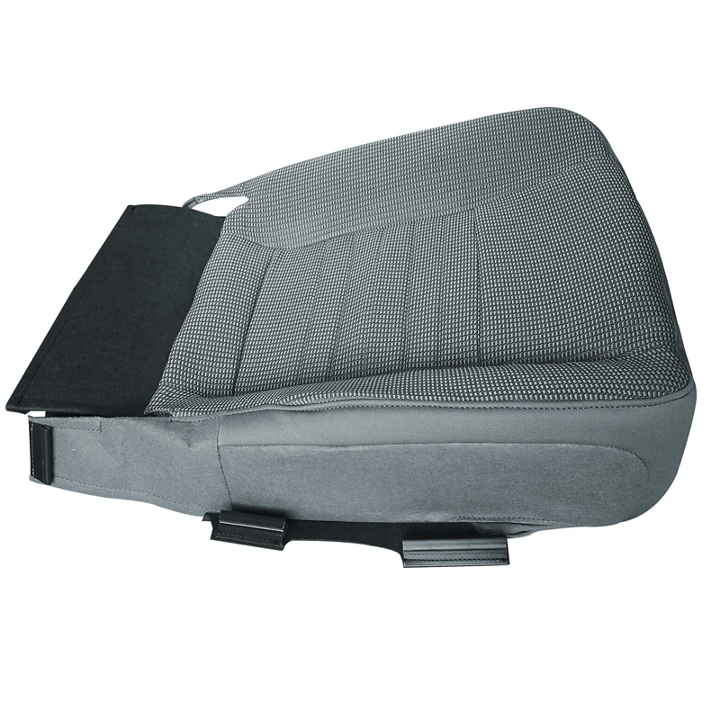 Front Left Driver Side Seat Bottom Cover Fit for Dodge Ram 2500 3500 2006 2007 2008 2009 Grey Cloth