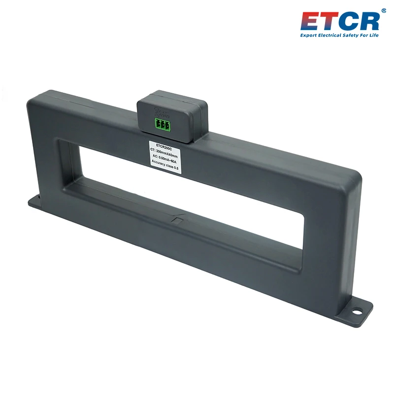 ETCR200C High Security Level Flat Mouth Leakage Current Sensor