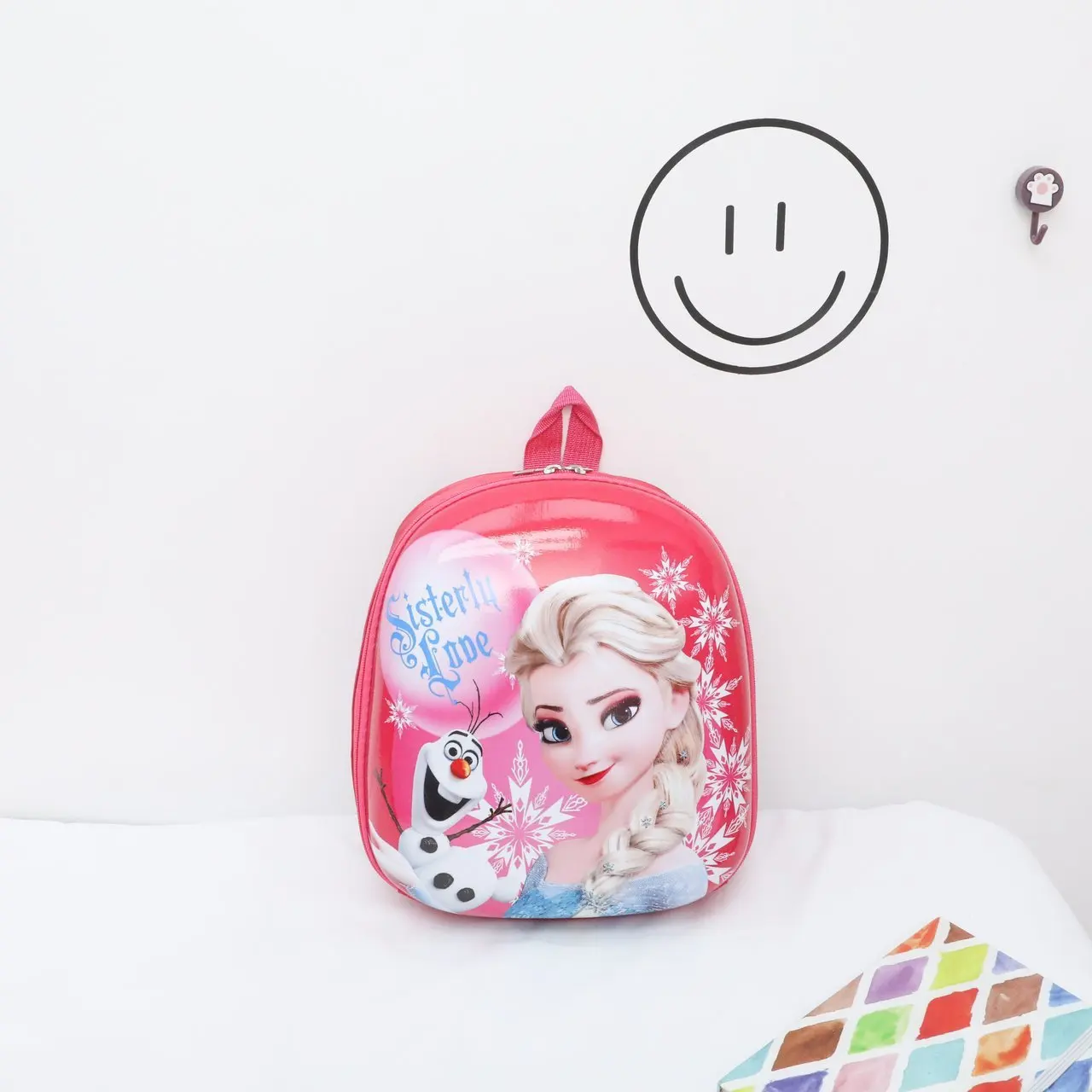 MINISO New Mickey Spiderman Cartoon Hard Shell Children's Schoolbag Kindergarten Cute Backpack Boys and Girls Eggshell Schoolbag