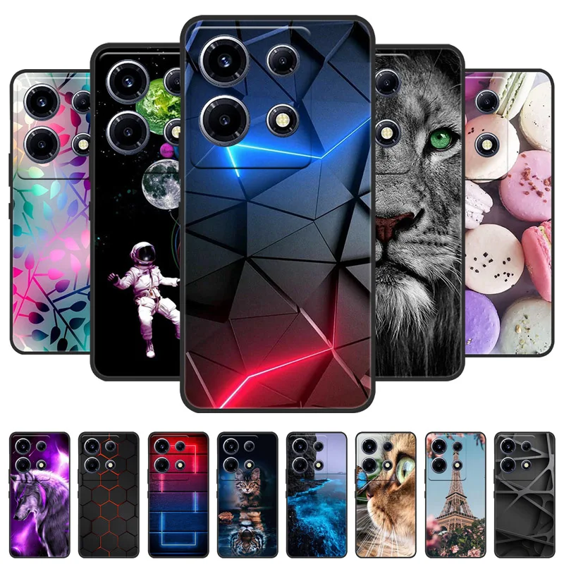 Phone Cover For Infinix Note 30 VIP Case Silicone Black Soft TPU Coque for Infinix Note 30 Vip X6710 Cases Note30 VIP Fundas