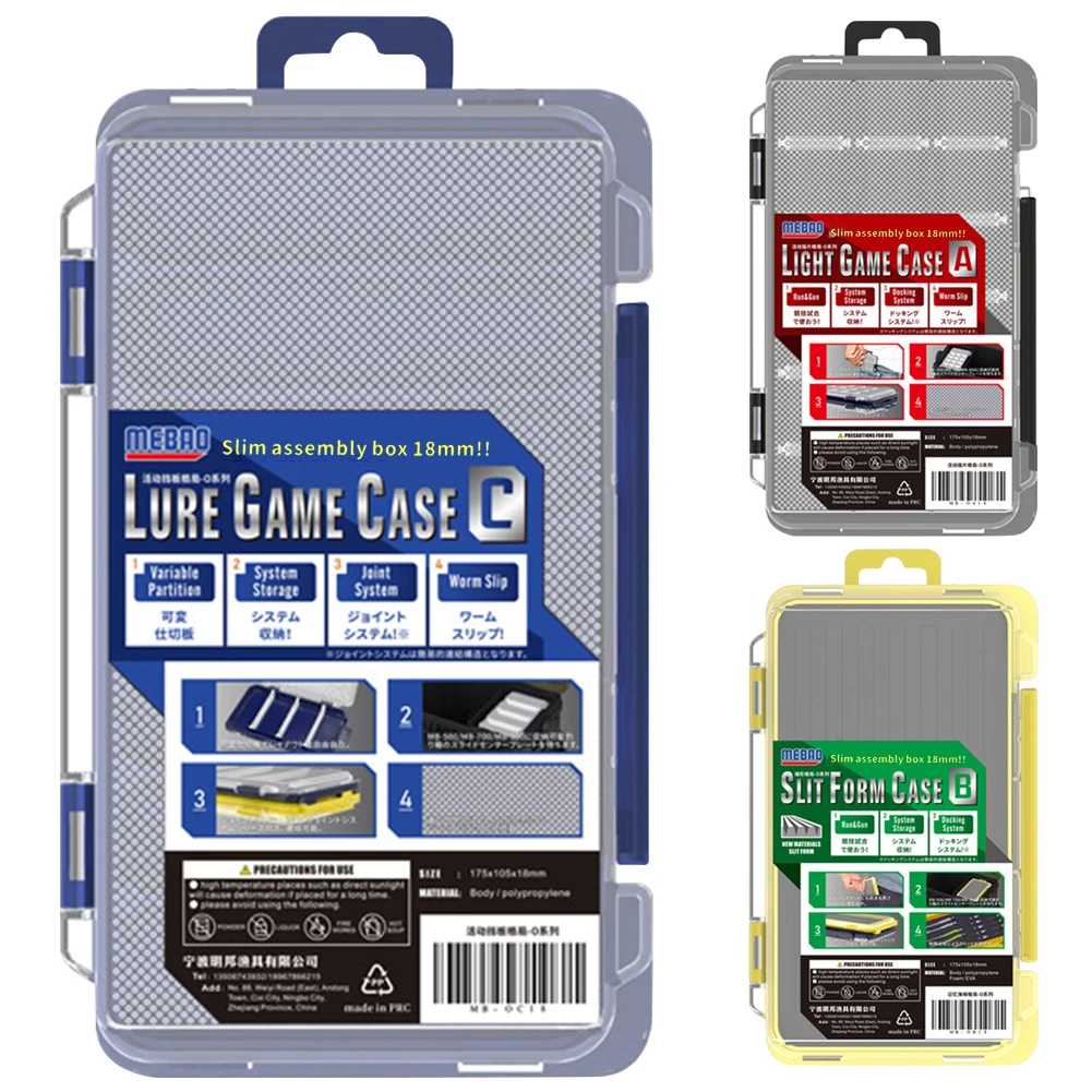 Tragbare Angelgerät Box Wasserdichte Doppelseitige Köder Haken Lagerung Fall Container Angeln Zubehör Organizer Boxen