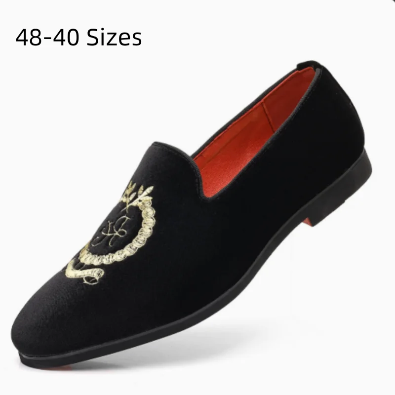 Women and Men Old Beijing Mesh Shoes Round Tip Red Blue Black Comfortable Loafers Unisex Plus Sizes Slip-On 48 40 43 Wide Fits