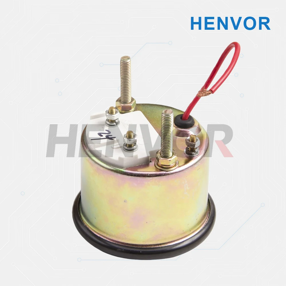 12V 24V Diesel Engine Water Temperature Gauge Meter 55MM With Backlight For Generator Parts Accessories