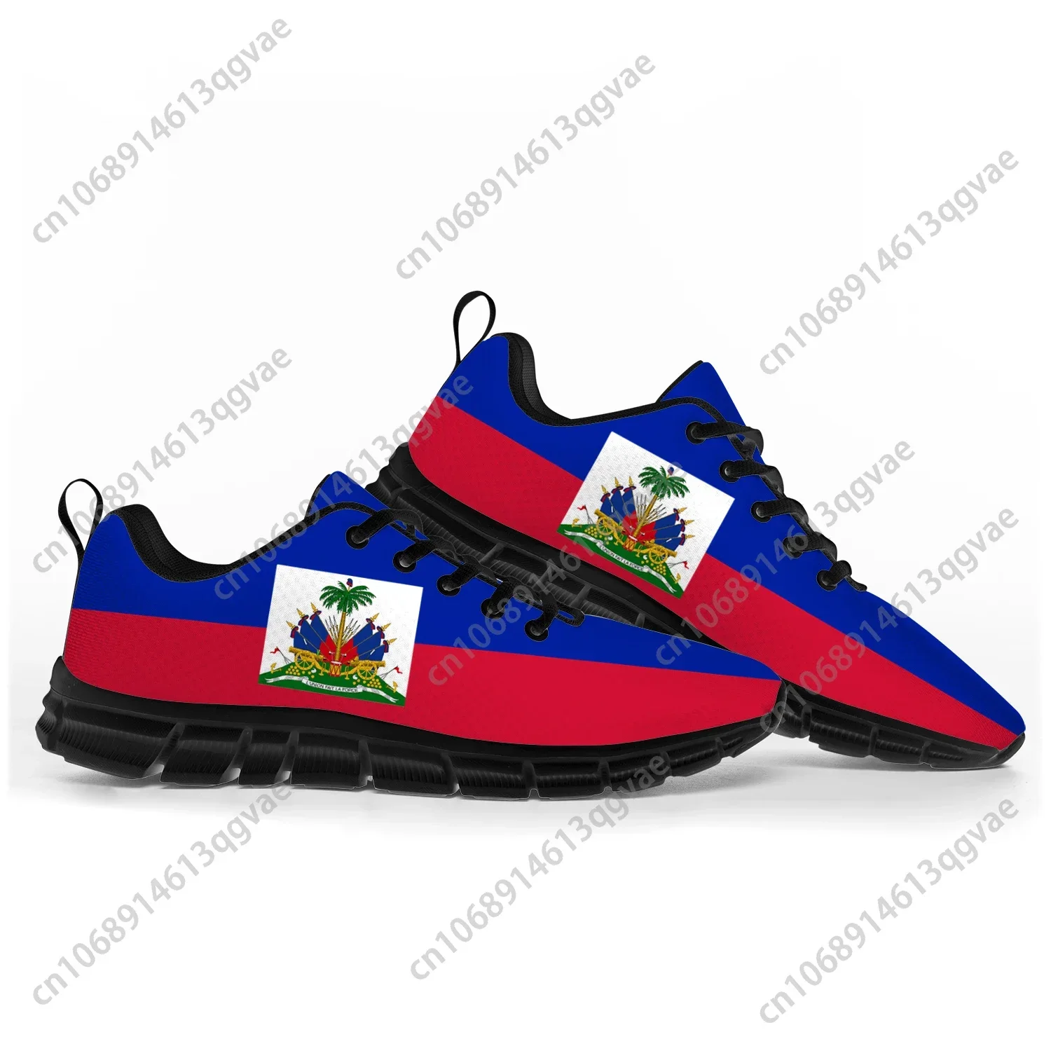 Haitian Flag Sports Shoes Mens Womens Teenager Kids Children Sneakers Haiti Casual Custom High Quality Couple Shoes