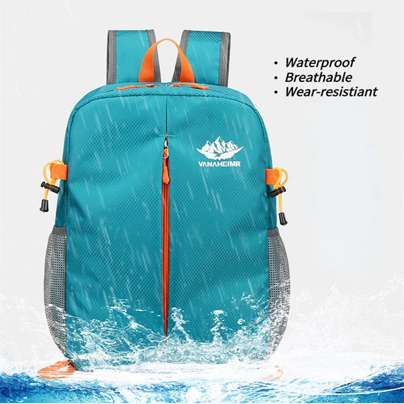 New Foldable Backpack Outdoor Ultra Light Camping Hiking Travel Bag Men\'s and Women\'s Computer Waterproof Backpack Day Bag
