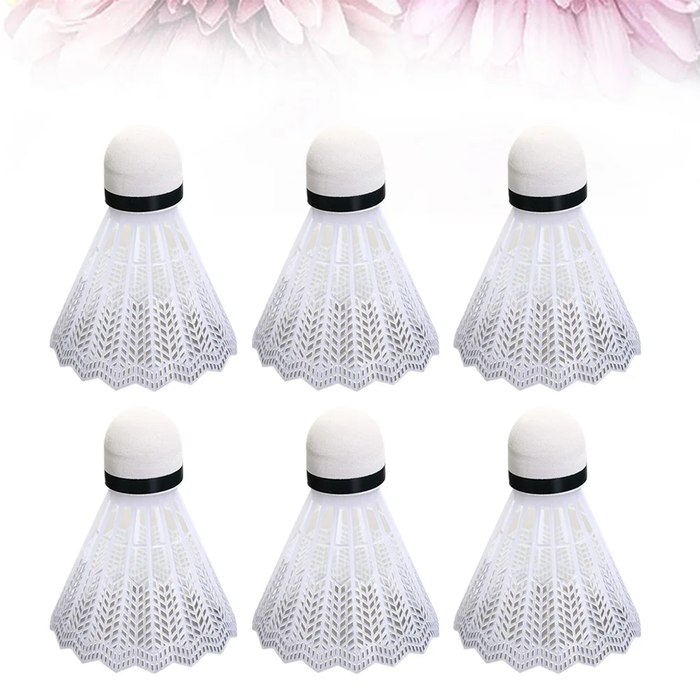 

12Pcs Foam Head Plastic Badminton Shuttlecocks Durable Sports Supplies for Indoor Outdoor Playing White Badminton Shuttlecocks