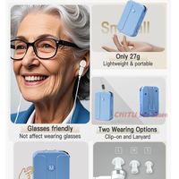 High Quality Rechargeable Hearing Aids Powerful for Moderate to severe deafness Deafness Headphones Portable Pocket Talker