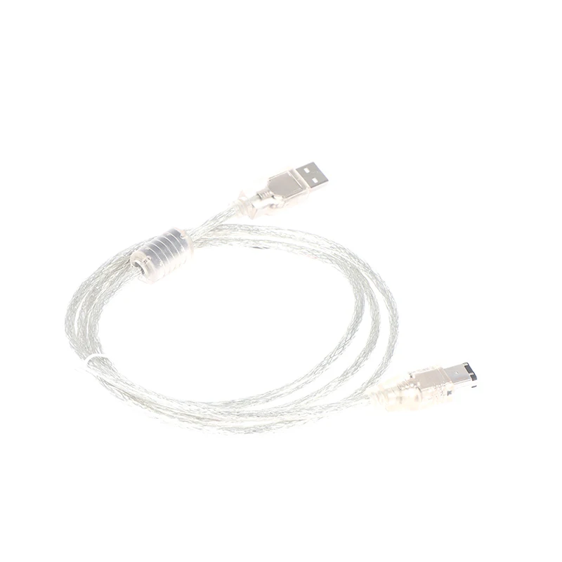 1 X Firewire IEEE 1394 6 Pin Male To USB 2.0 Male Adaptor Convertor Cable Cord