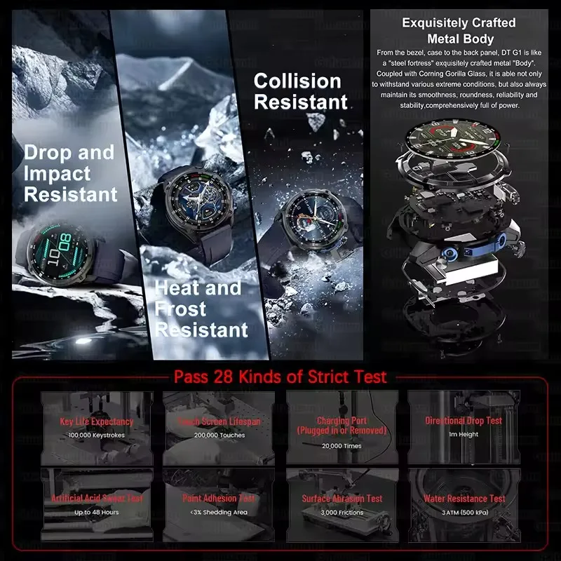 Neue Militär Männer Genauigkeit GPS Smart Uhr Höhenmesser 10ATM Wasserdicht 1000 mAh Batterie Bluetooth Anruf 4 GB Speicher Erwachsene smartwatch