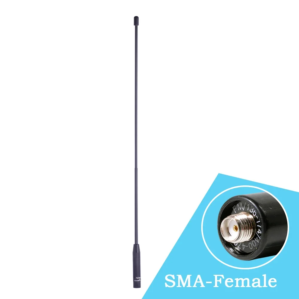 Nagoya NA-775 Sma Man Vrouw Twee Manier Raido Walkie Talkie Antenne Voor Yaesu Woxun Tonfa UV-985 Zastone ZT-2R Baofeng Kenwood