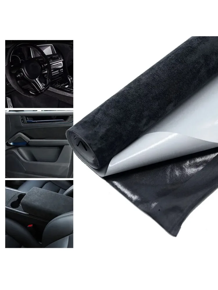 20x30cm 50x150cm Wildleder-Stoff Selbstklebend Klebstoff-Tuch für Auto-Innenausstattung Türverkleidung Werkbank DIY-Zubehör