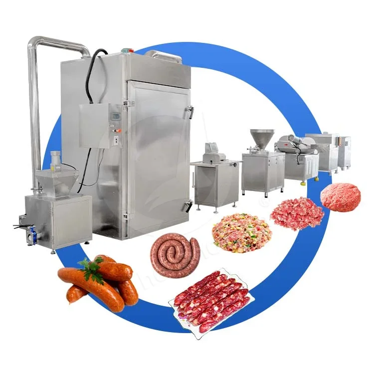 

Industrial Hydraulic Meat Mincer Grinder Hot Dog Sausage Stuffing Maker Machine Sausage Processing Line