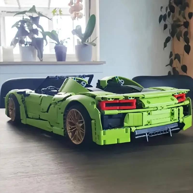 MOC-159171 Super Samochód Sportowy 918 Spyder Model Samochodu Klocki Cegły Puzzle Zabawka Prezent na Święta dla Dzieci
