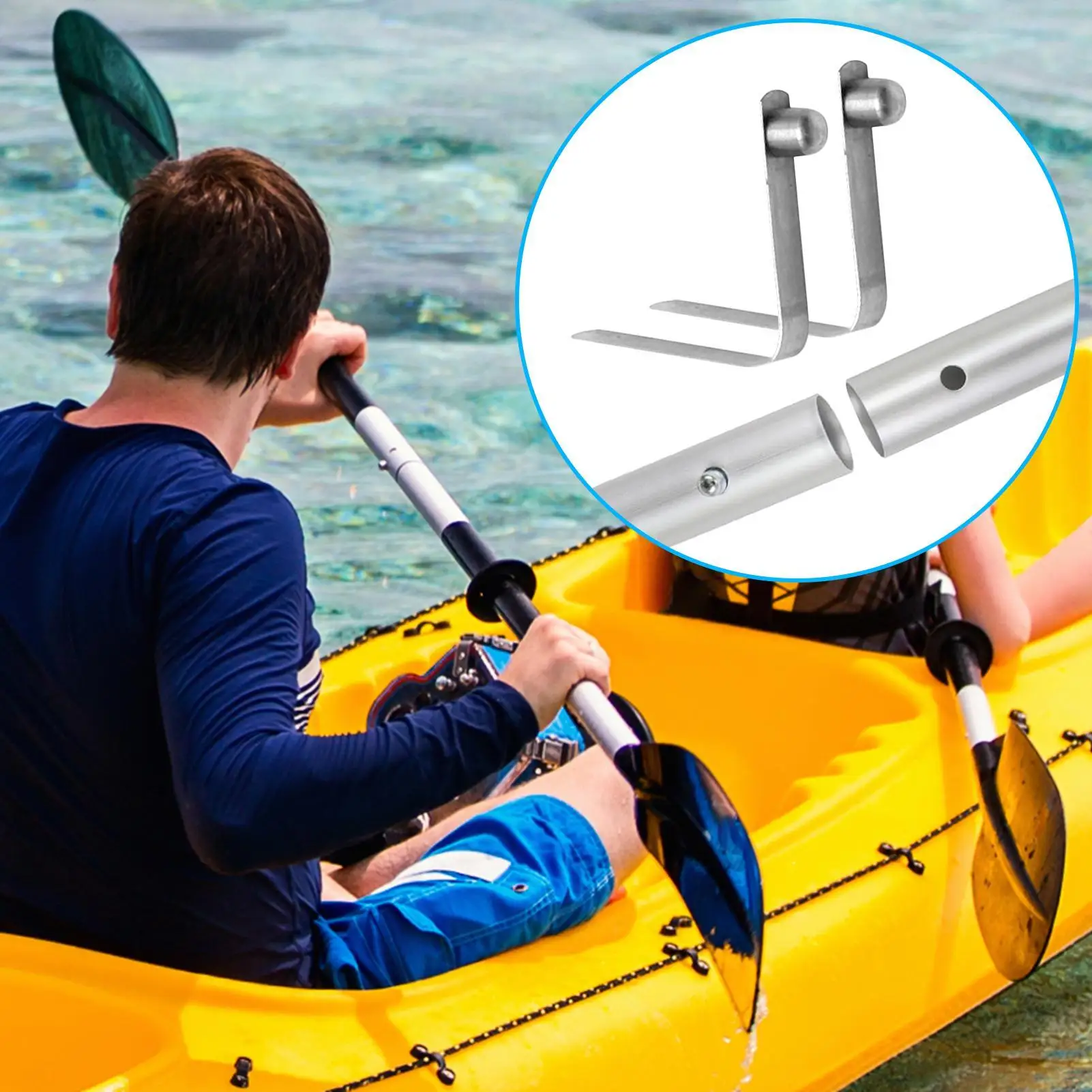 Button Clips 5 Pieces V Shape Positioning Clamps Spring Locking Pin For Camping Kayak Tent Outdoor Canopy Awning Boat Tube