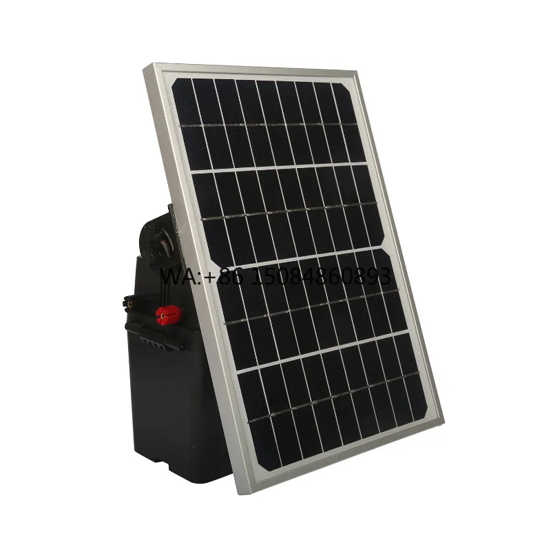 IP68 Waterproof Solar-Powered Electric Fence Charger Solar panel power generation
