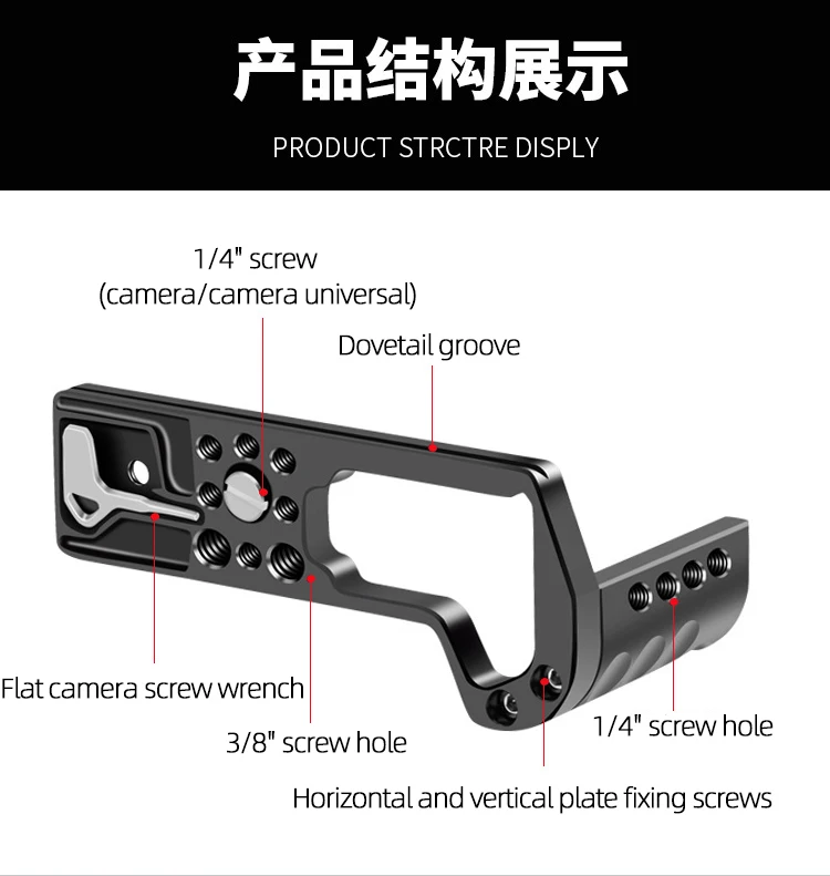 Xt5 schnell verschluss l platte halterung für fujifilm X-T5 kamera stativ arca-typ halter 1/4 kalt schuh horizontal vertikal handgriff – Detail 25