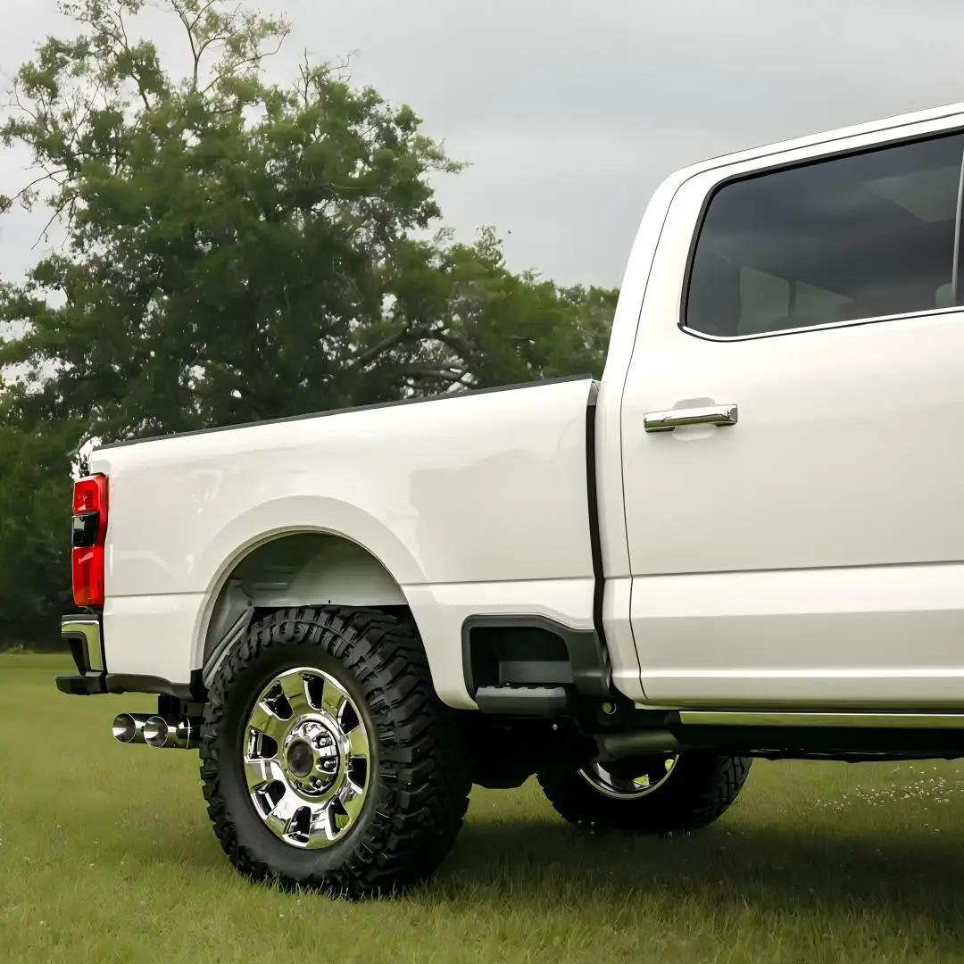 OEM Style 8 Holes Chrome Wheel for F250 F350 Heavy Duty Pickup Truck Bright Polished Chrome Rim Deep Tread Off-Road