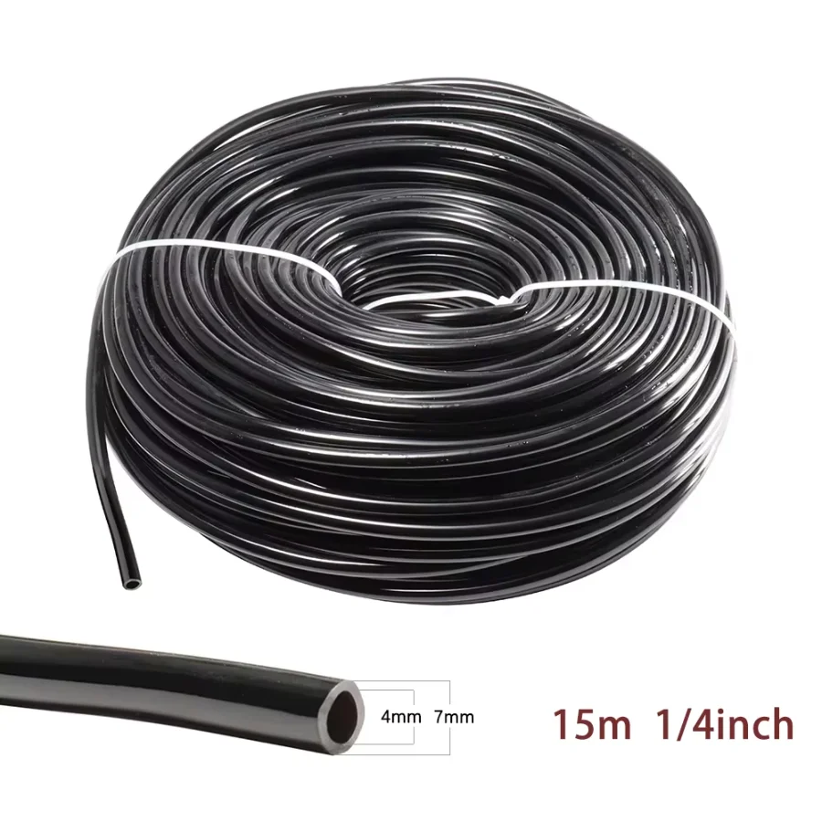 10M/20M/30MGarden Watering 4/6mm Hose Micro Drip Irrigation Water Tubing with Cutter Greenhouse Bonsai Plant Drip Pipe
