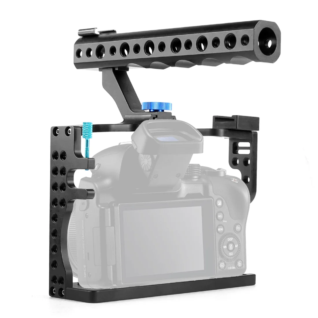 Kamera Käfig Rig GH3 GH4 GH5 Schutz Gehäuse Fall Top Griff Grip für Panasonic Lumix DSLR Video Stativ Verlängerung Kit – Detail 11