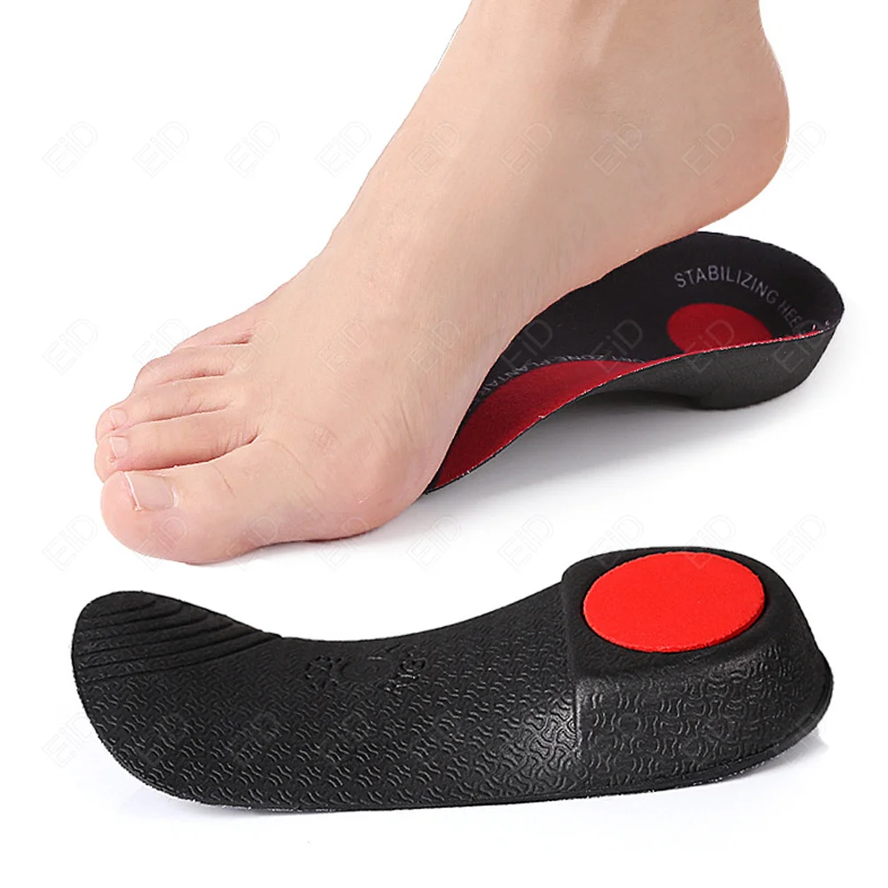 تصحيح النعال العظام عالية قوس يدعم الارتفاع زيادة النعال للرجال النساء أحذية أقدام مسطحة كعب رفع منصات الأحذية وحيد