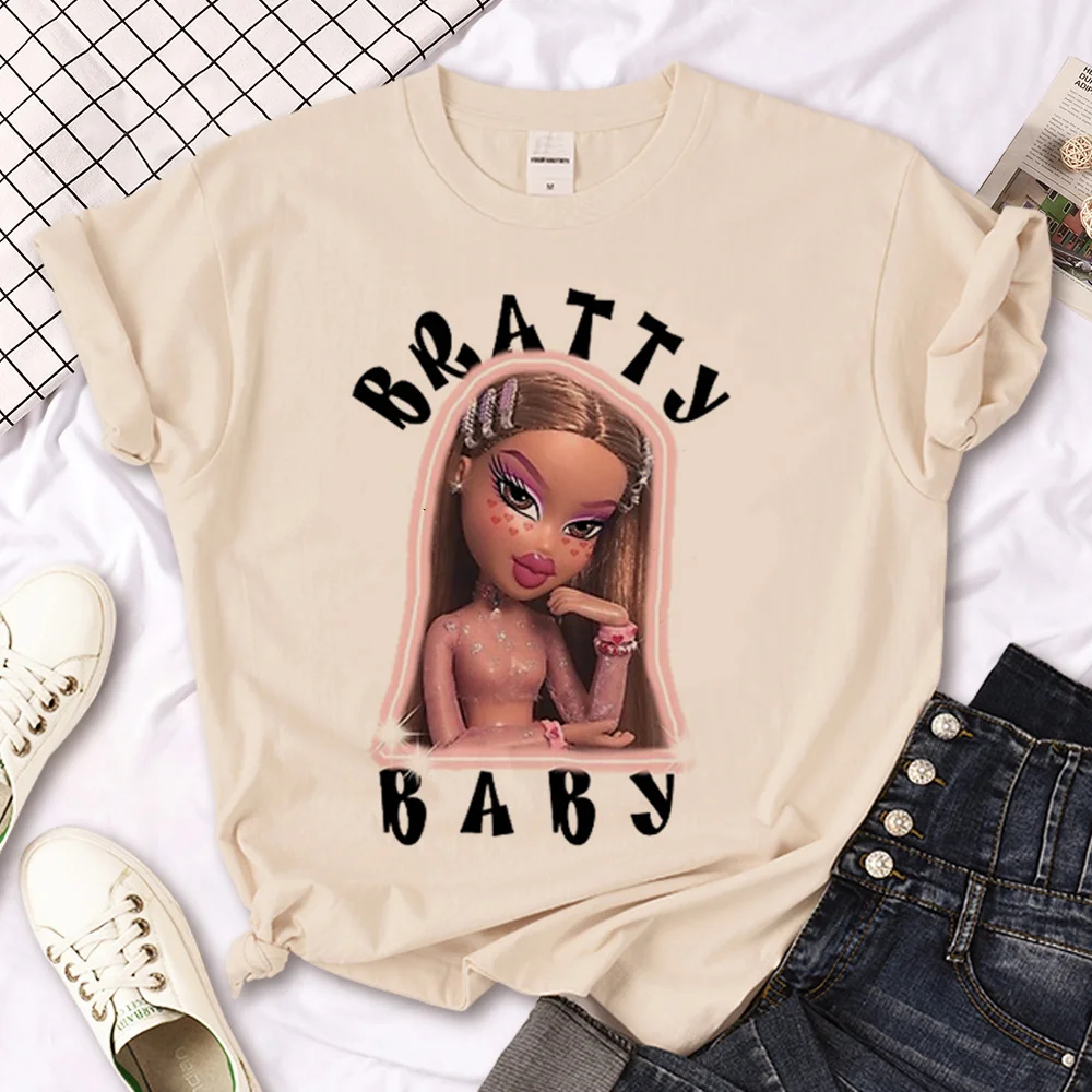 Bratz t-shirty damskie harajuku tshirt dziewczyna komiks harajuku śmieszne ubrania