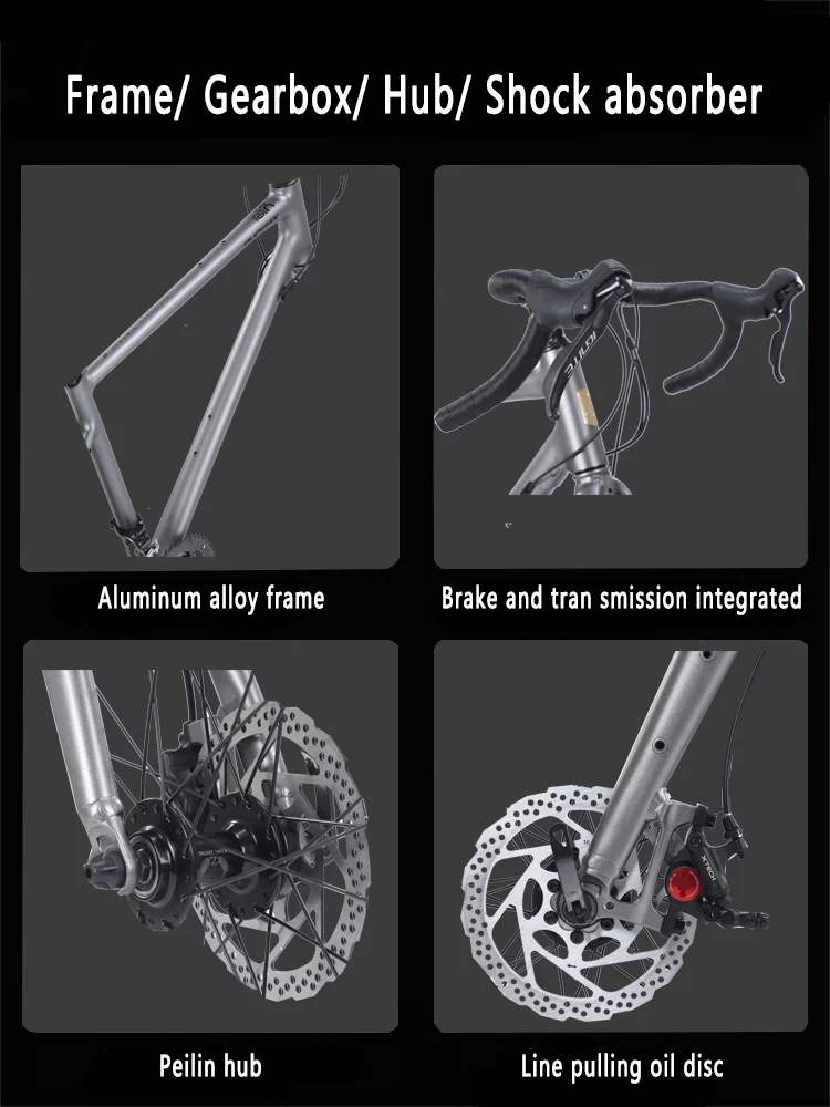 700c 18-Gang Kies Rennrad Aluminium legierung ultraleichtes Kies Fahrrad hydraulische Bremse Offroad Rennrad Biege griff Rennrad