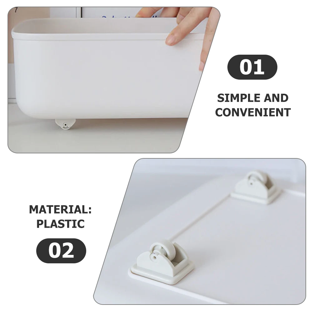 

4pcs Stick On Casters Wheels For Small Appliances Self-Adhesive Mini Caster Kitchen Storage Box Trash Can Adhesive Pulleys