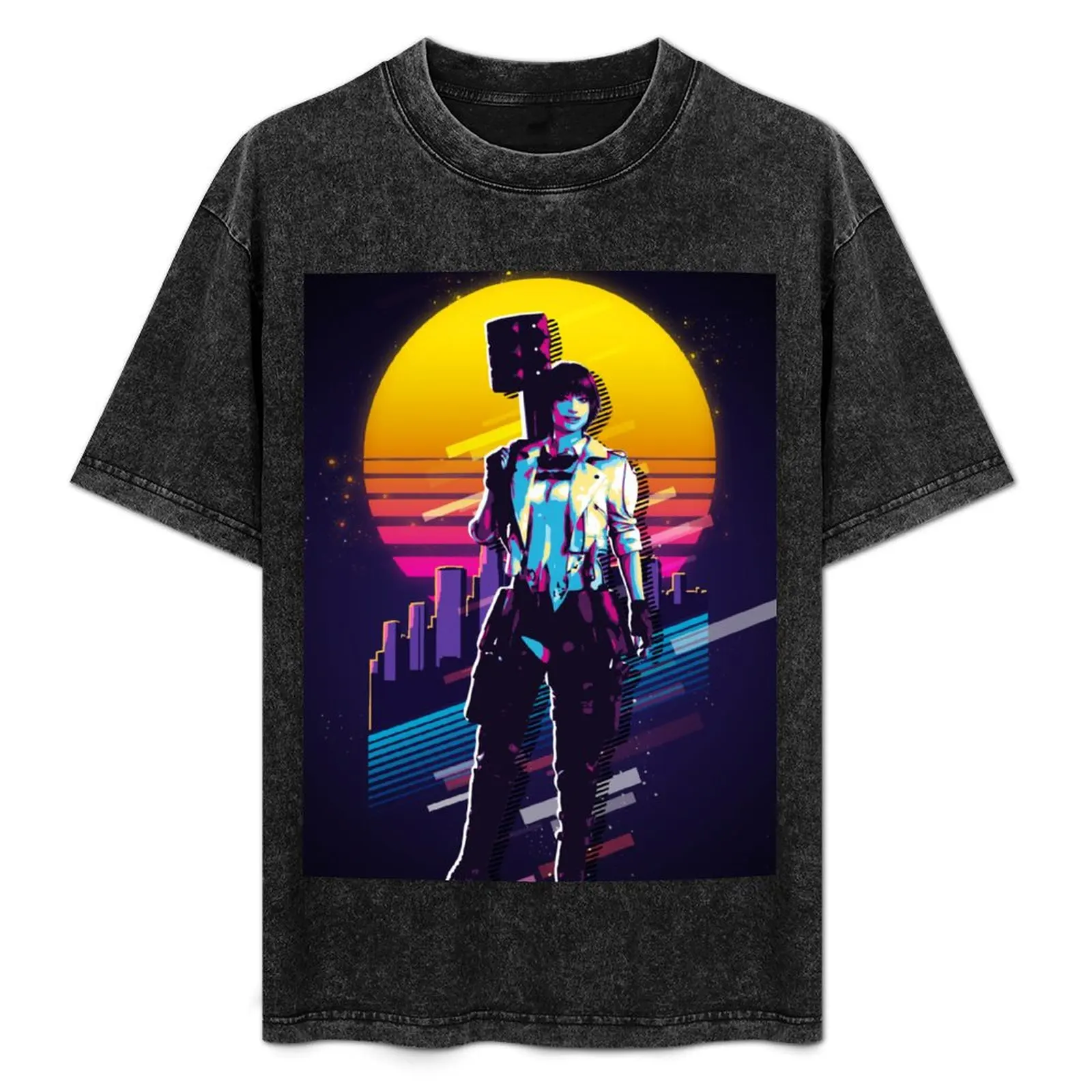 

Devil May Cry - Lady (80s Retro) T-Shirt Plus Size Comfort Fit Tee