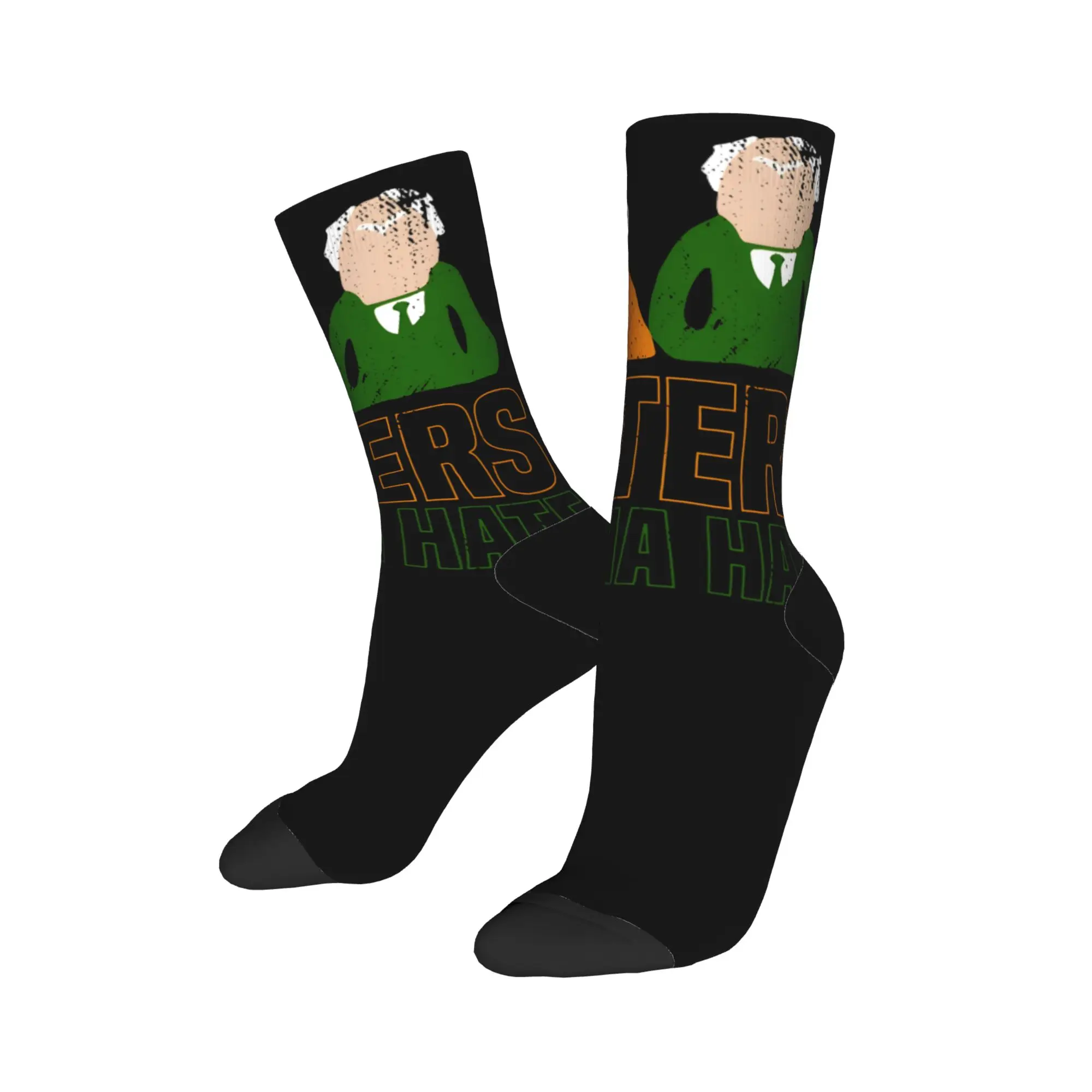 Statler and Waldorf Socks Autumn  Stockings Trendy Men's Comfortable Socks Custom Cycling Non-Slip Socks