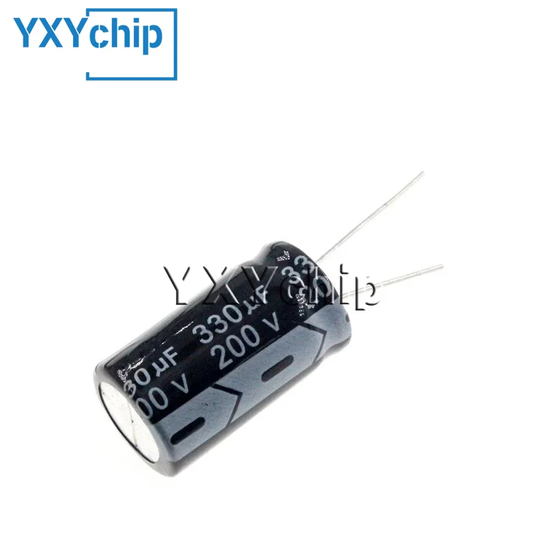 

10pcs 330uF 200V 330MFD 200WV 18*30mm Aluminum Electrolytic Capacitor Radial