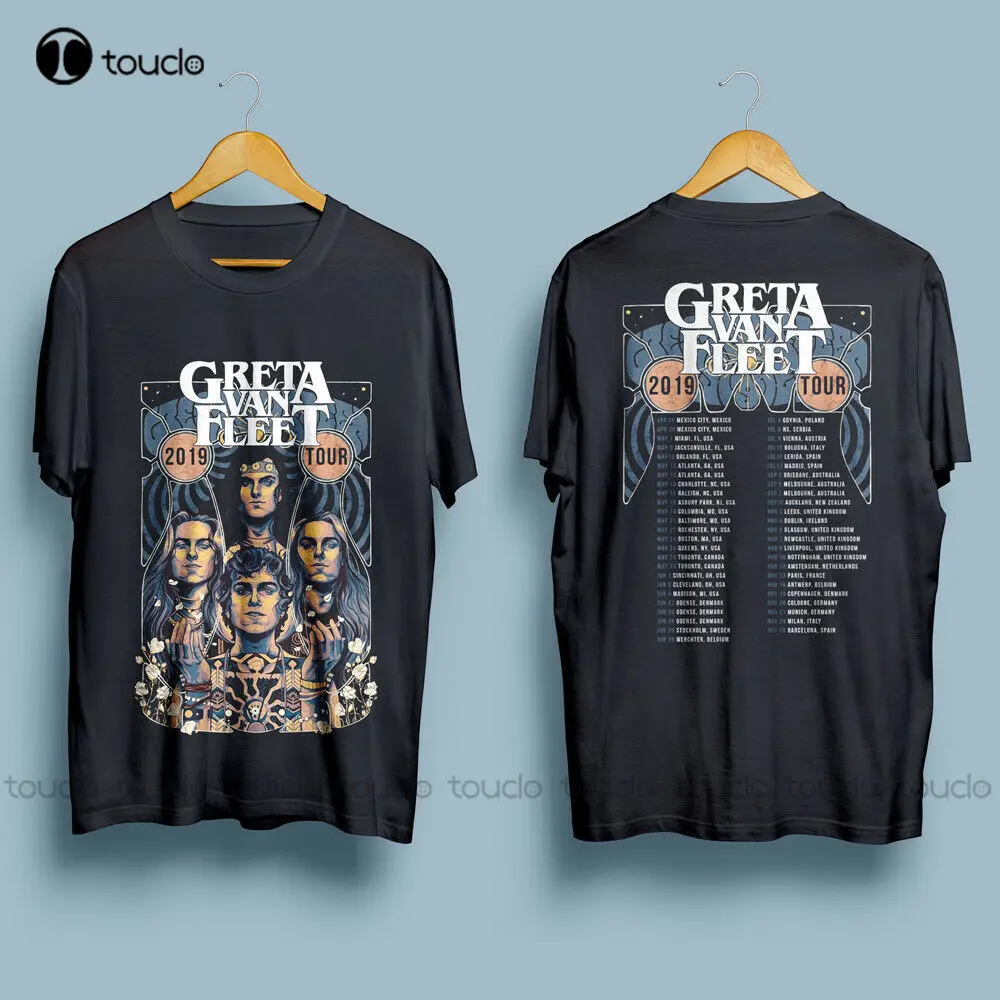 

New Greta Van Fleet March Of The Peaceful Army Tour 2019 Men'S T-Shirt Size S-5Xl Cotton T Shirt Tee Basketball Shirts Tee Shirt