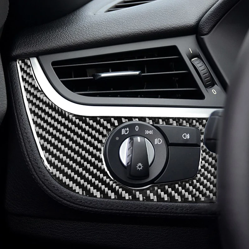 سيارة لسيارات BMW Z4 E89 2009-2016 وحدة التحكم العلوي مصباح لوح أزرار إطار الديكور تقليم ألياف الكربون الملحقات الداخلية ملصق