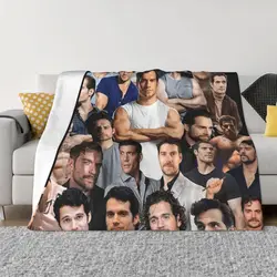 HIGH QUALITY Henry Cavill Photo Collage A Ultra-Soft Micro Fleece Blanket