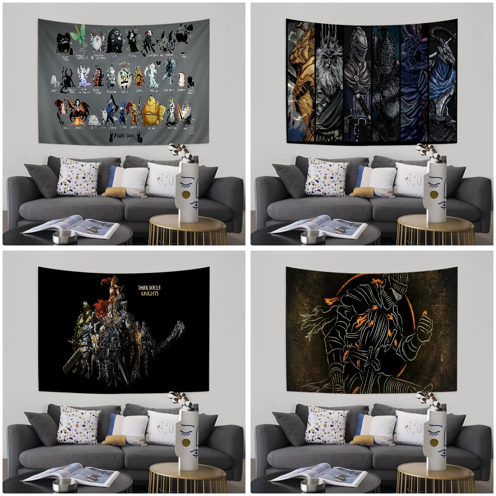 Game D-Dark Souls Hanging Bohemian Tapestry For Living Room Home Dorm Decor Japanese Tapestry