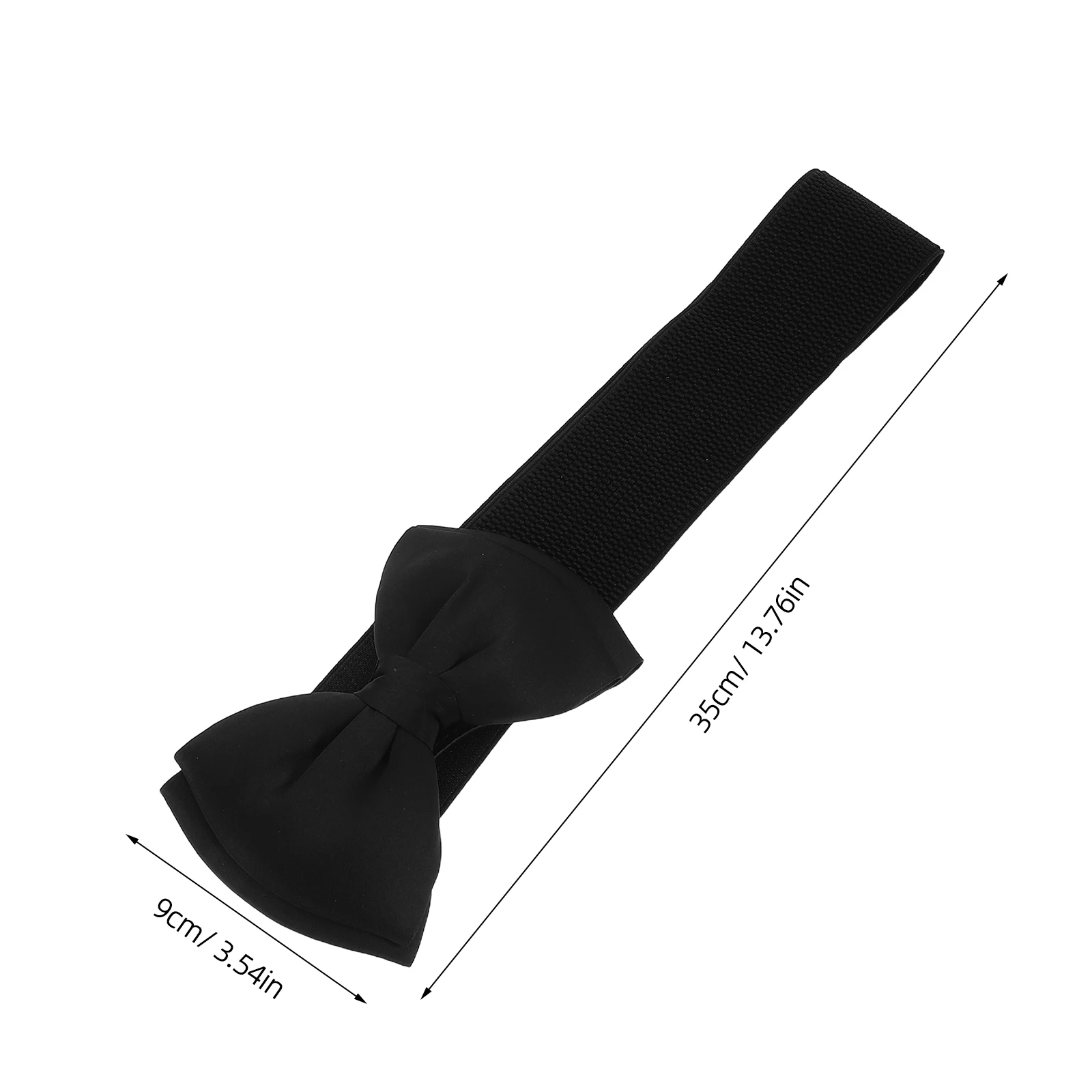 2 قطعة أحزمة الخصر المرنة واسعة Bowknot ل قابل للتعديل تمتد حزام فستان مشد القوس عقدة وشاح حزام 75 سنتيمتر #2