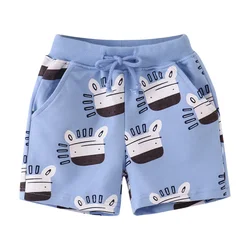 Jumping Meters 2-7T Summer Boys Shorts Animals Print Drawstring Baby Boys Girls Short Pants Animals  Children's Kids Trousers