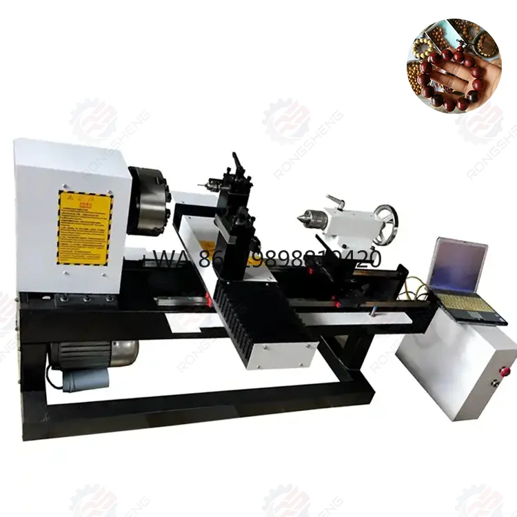 CNC Conroled Mini Woodworking Lathe New Condition Wood Turning Lathe