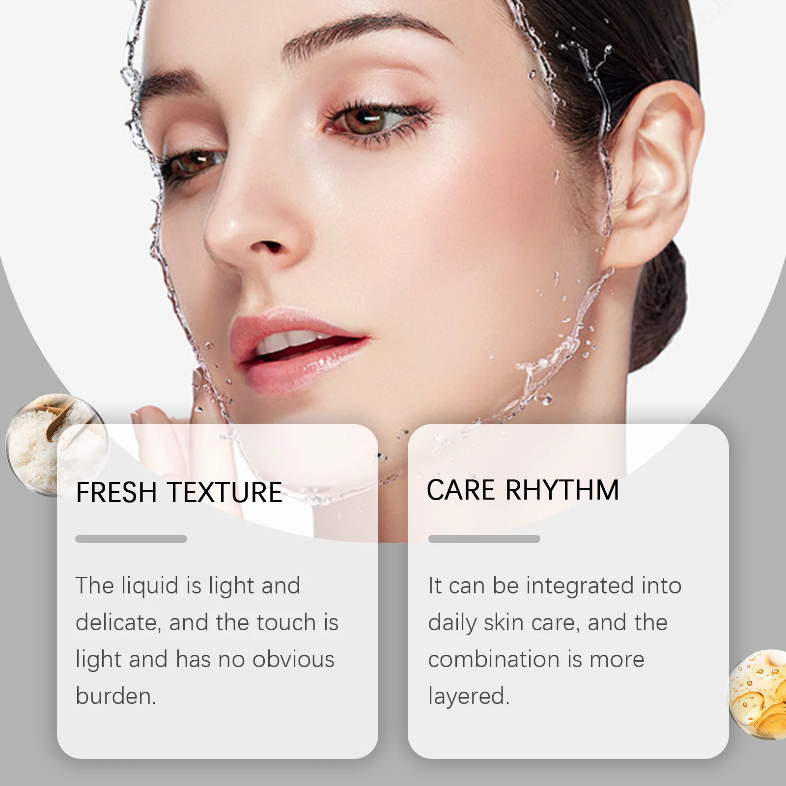 

Rice Exfoliating Essence Glowing Shrink Pores Hydrating Dead Skin Removal Brightening Improve Roughness Smoothing Facial Serum