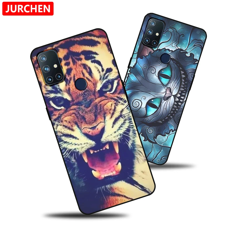 Silicone Case For OnePlus Nord N10 BE2029 Custom Cat Dog Cartoon Pattern For One Plus 1+ Nord N 10 5G BE2028 BE2025 BE2026 Cover