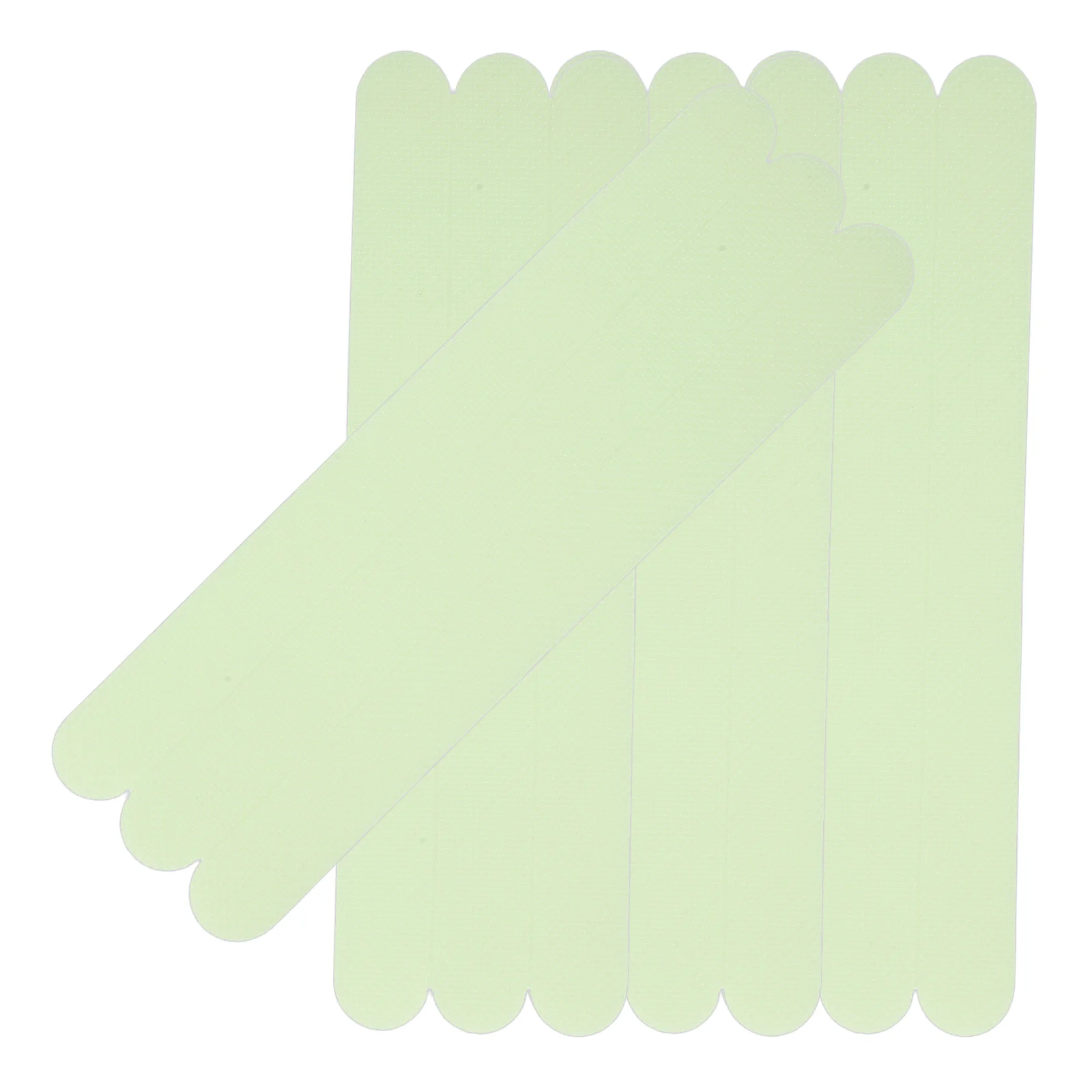 

12 Pcs Strip Fluorescent Shower Floor Non Slip Stickers Green Stair Treads Non Slip Tape for Bath Shower Hardwood Steps