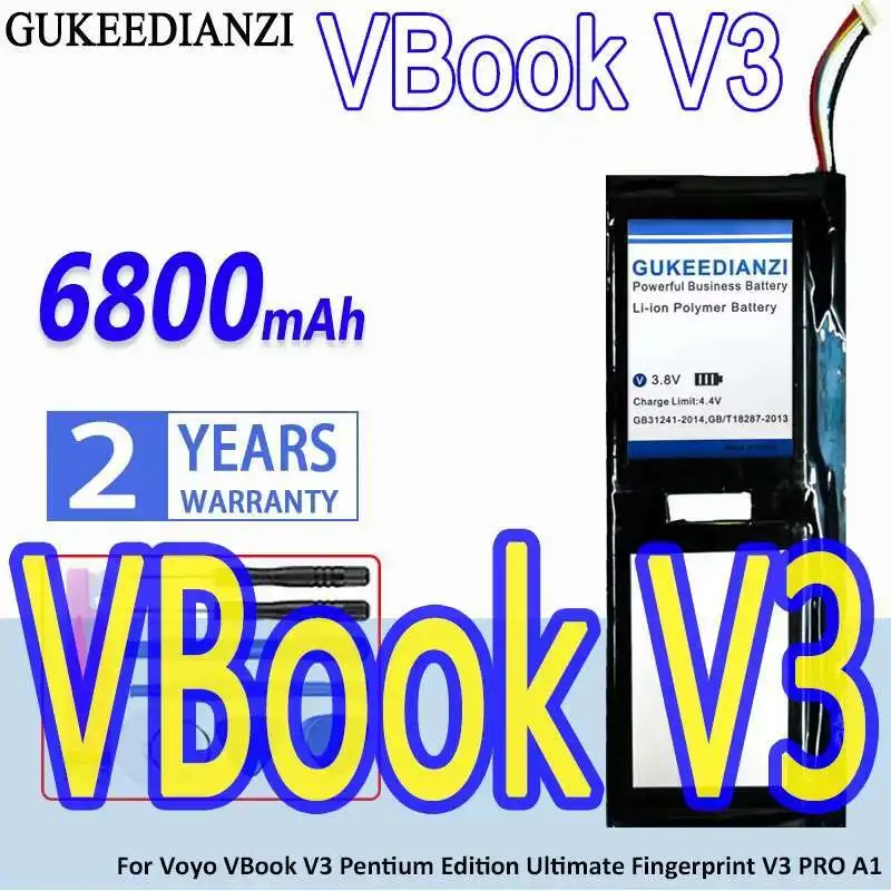 

Аккумулятор для планшета 6800 мАч, хорошая низкая температура для Voyo Vbook V3 Pentium Edition Ultimate Fingerprint Pro A1 7Line