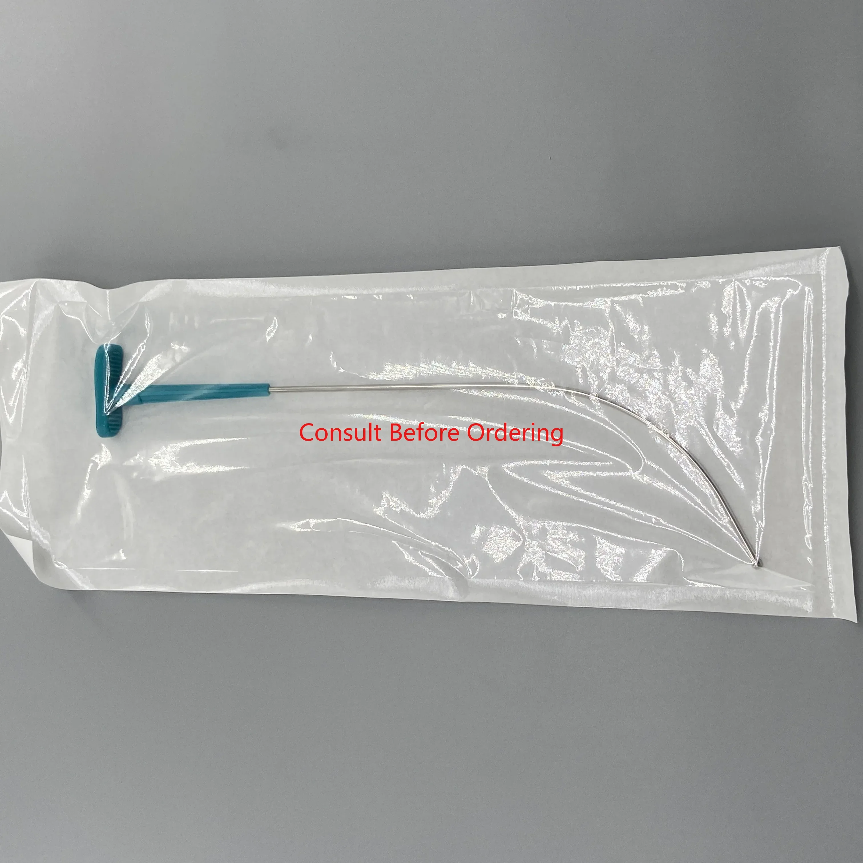 Reusable Stainless Rigid Intubating Stylet For Video Laryngoscopes/endotracheal Tube