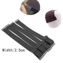 Adjustable Elastic Band For Wigs Removable Rubber Band With Metal Buckle For Fix Wig Adjustable Wig Straps For Making Wigs