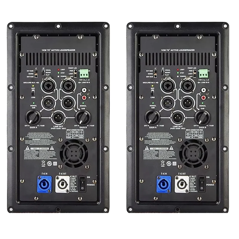 【Exclusive!】2X K12A Professional Digital Power Amplifier Module 1000W Active Class D Power Amplifier Broad