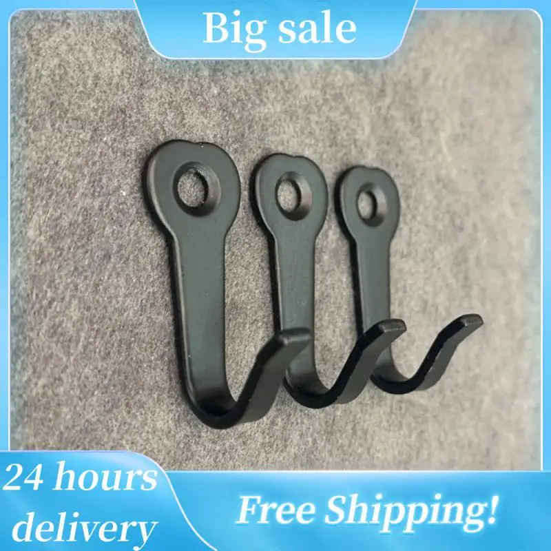 

Многоразовый винтажный крючок для одежды, четыре стиля, черные железные крючки, эстетически приятный крючок для пальто и шляпы, железный прочный домашний крючок