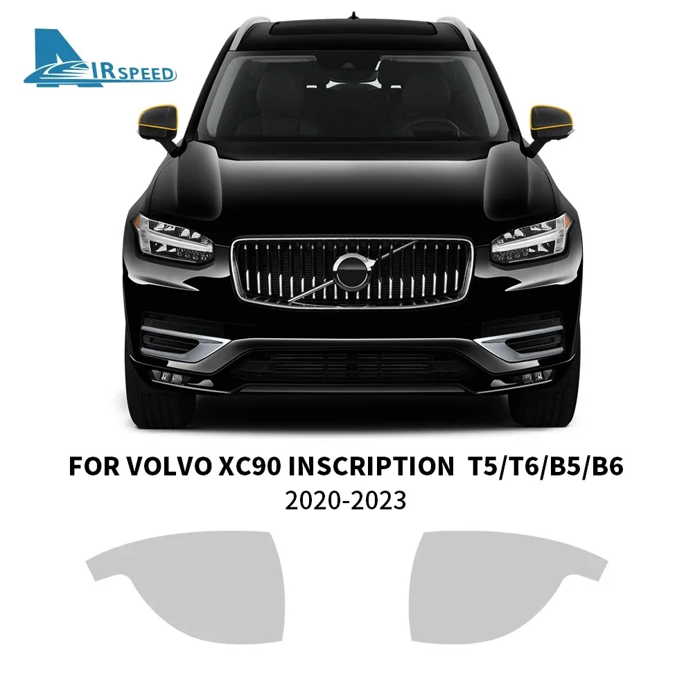 Car Transparent Pre Cut PPF Paint Protection Film TPU Headlight Film For Volvo XC90 INSCRIPTION 2020-2023 T5 T6 B5 B6
