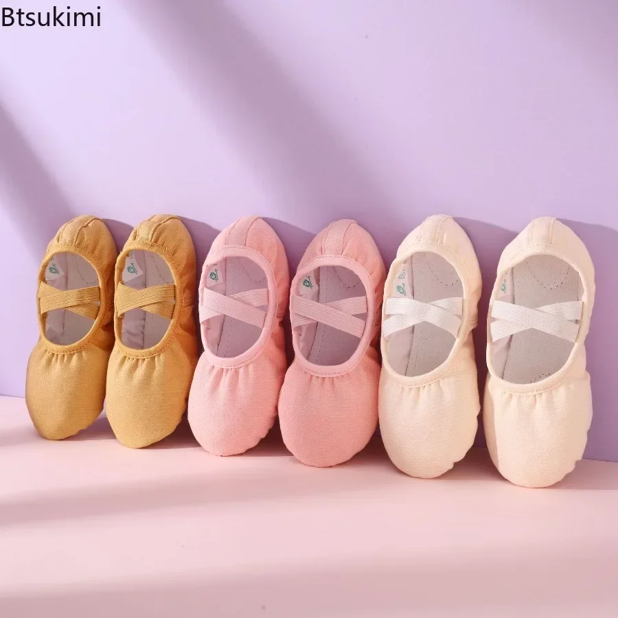 Women Dance Shoes Girl Soft Soled Gymnastics Practice Performance Ballet Cat Claw Shoes Classical Modern Dance Figure Yoga Shoes
