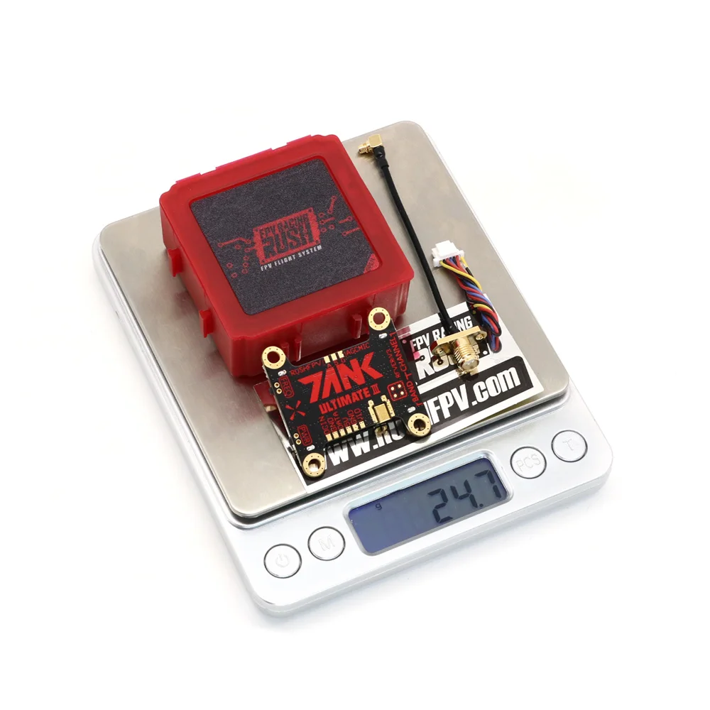 RUSHFPV RUSH Tank III Ultimate VTX 5.8G 48CH 레이스밴드 Pitmode 25mW 200mW 500mW 800mW 조절 가능 FPV VTX 2-8S RC 레이싱 드론용