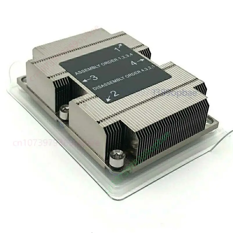 New Passive Heat Pipe CPU Heatsink for LGA 3647 1U 2U Rectangular Server High Efficient Cooling Radiator
