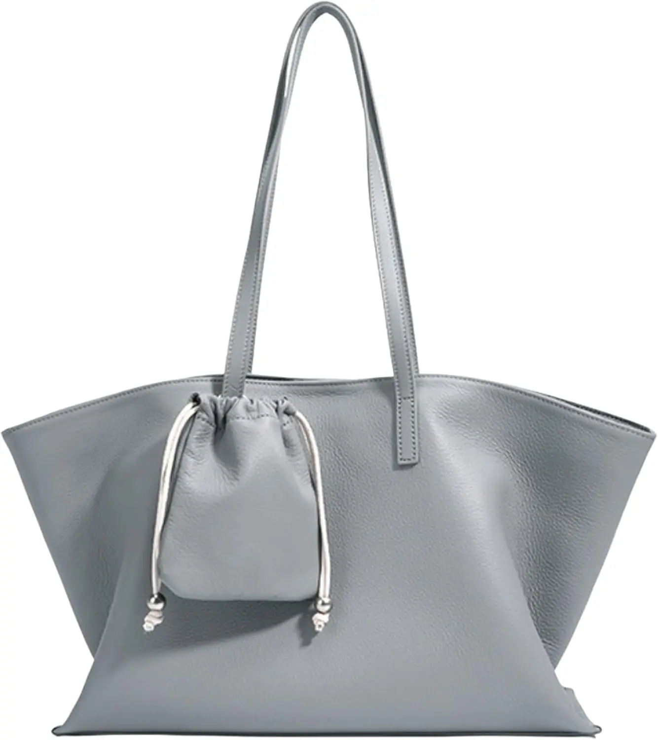 

Genuine Leather Tote Bag for Women, Soft Large-Capacity Shoulder Handbag Fashion Top Handle Purse